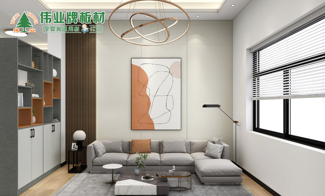 偉業(yè)牌板材|贛州256m2專賣店展廳設(shè)計(jì)案例